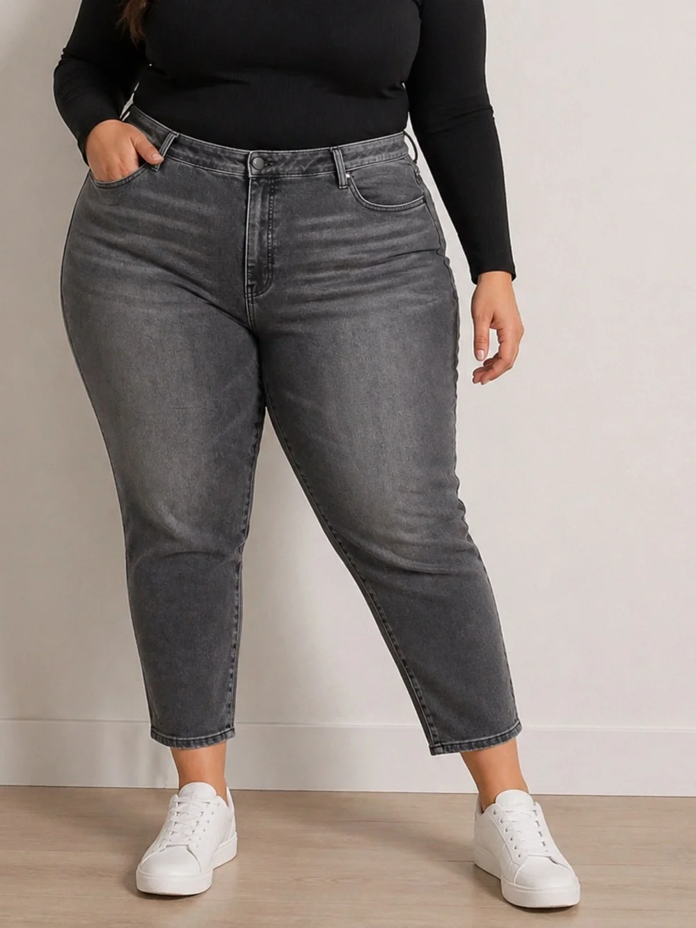 NWT Stitch Fix Kut From The Kloth High Rise Fab Ab‎ Ankle Skinny Gray Size 24W